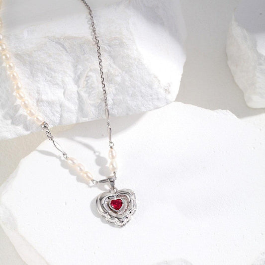 Buy now the beautiful Heart Balloon Necklace and Earrings andset from Amore Jewellery