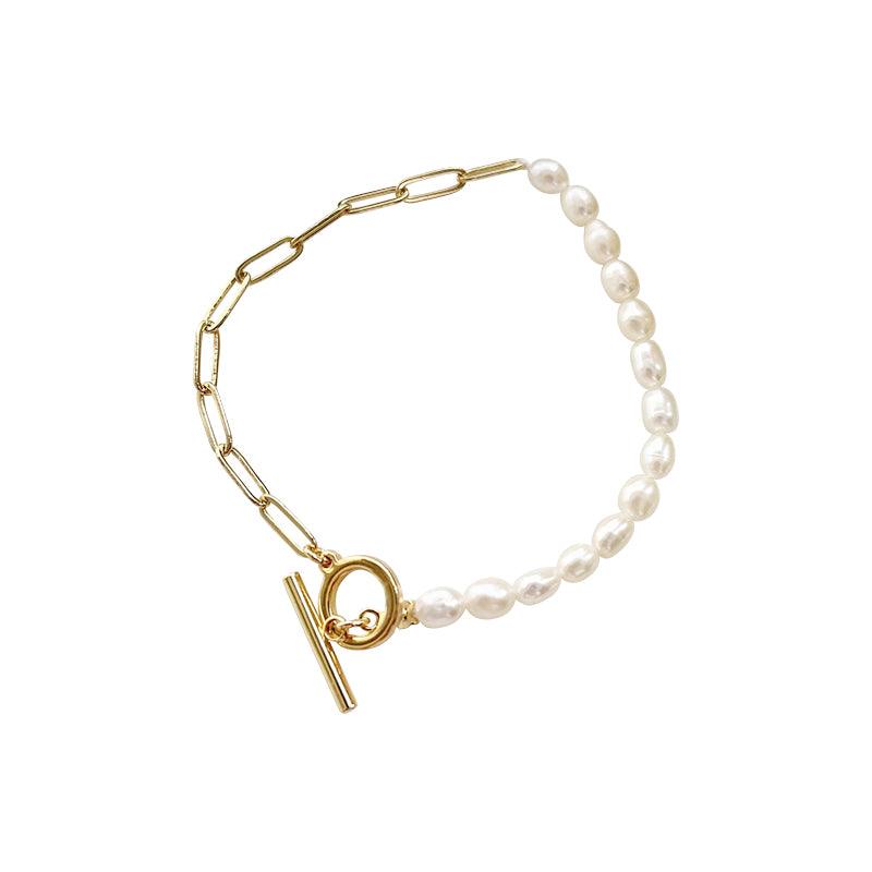 Buy now the beautiful Pearl Chainlink Bracelet from Amore Jewellery