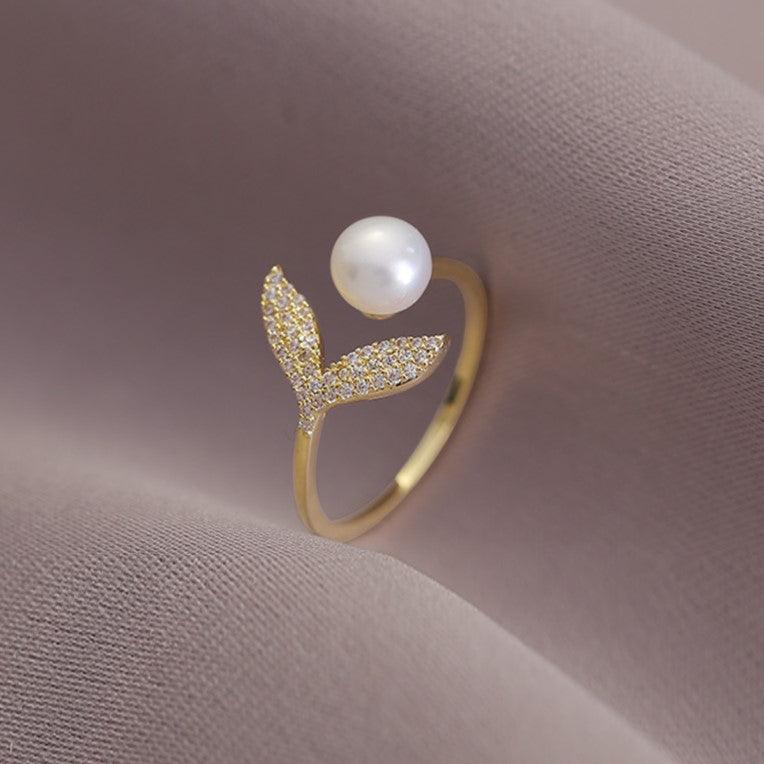 Buy now the beautiful Pearl Mermaid Ring from Amore Jewellery