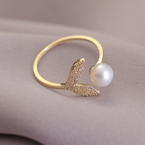 Buy now the beautiful Pearl Mermaid Ring from Amore Jewellery